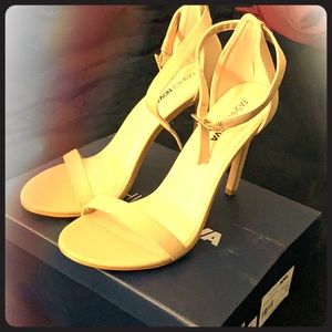 Fashion Nova strap shoes never worn.